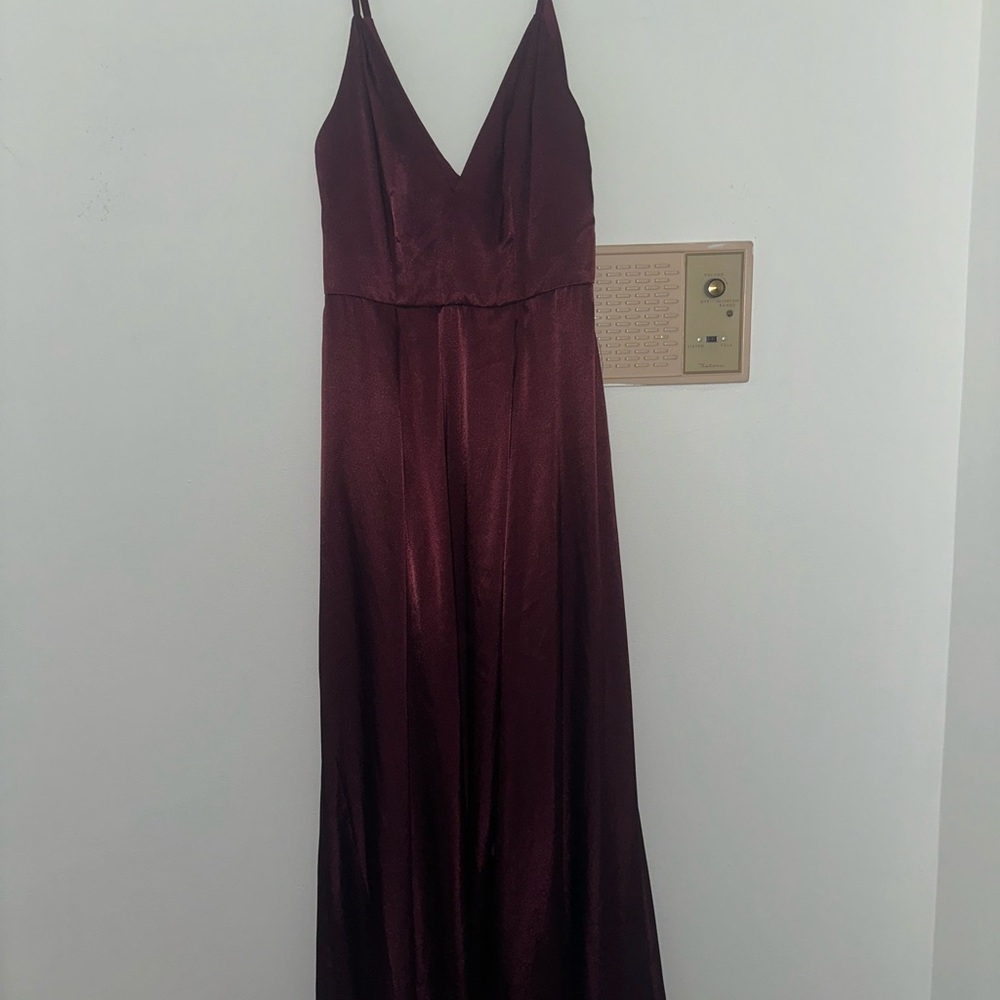Signature Red Sleeveless Wrap Maxi Dress